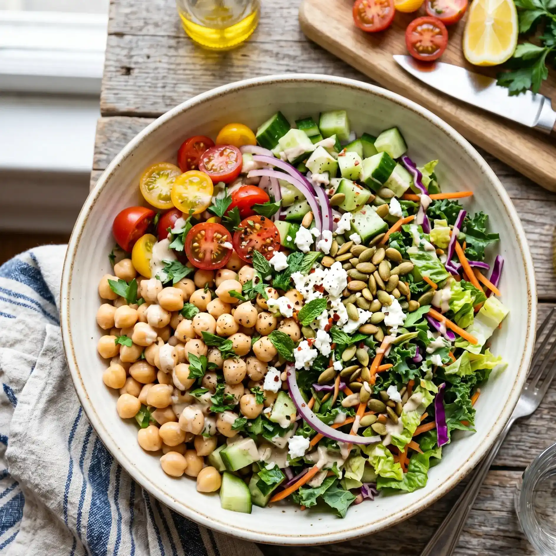 Chickpea Power Salad