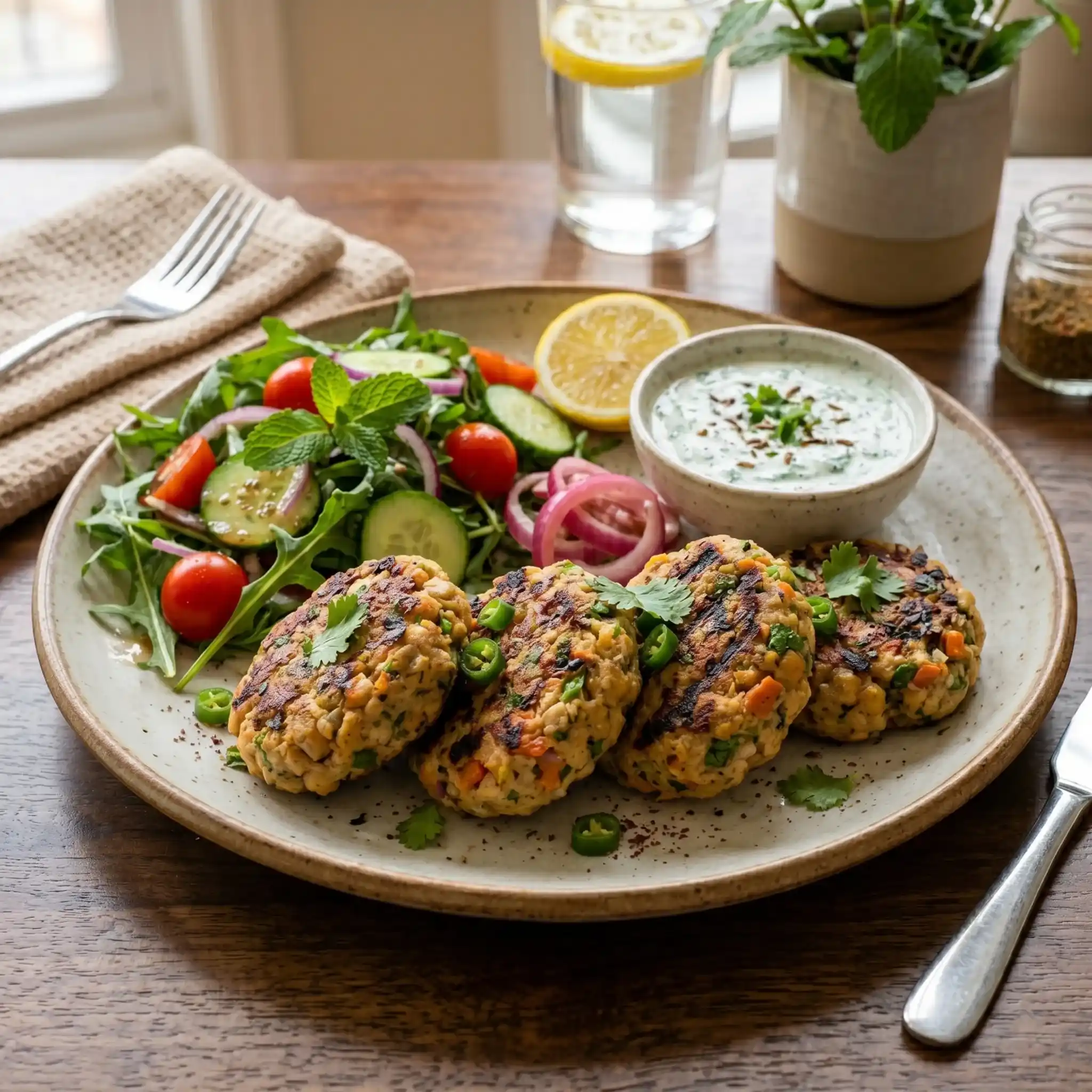 Fit Chana Power Kebab
