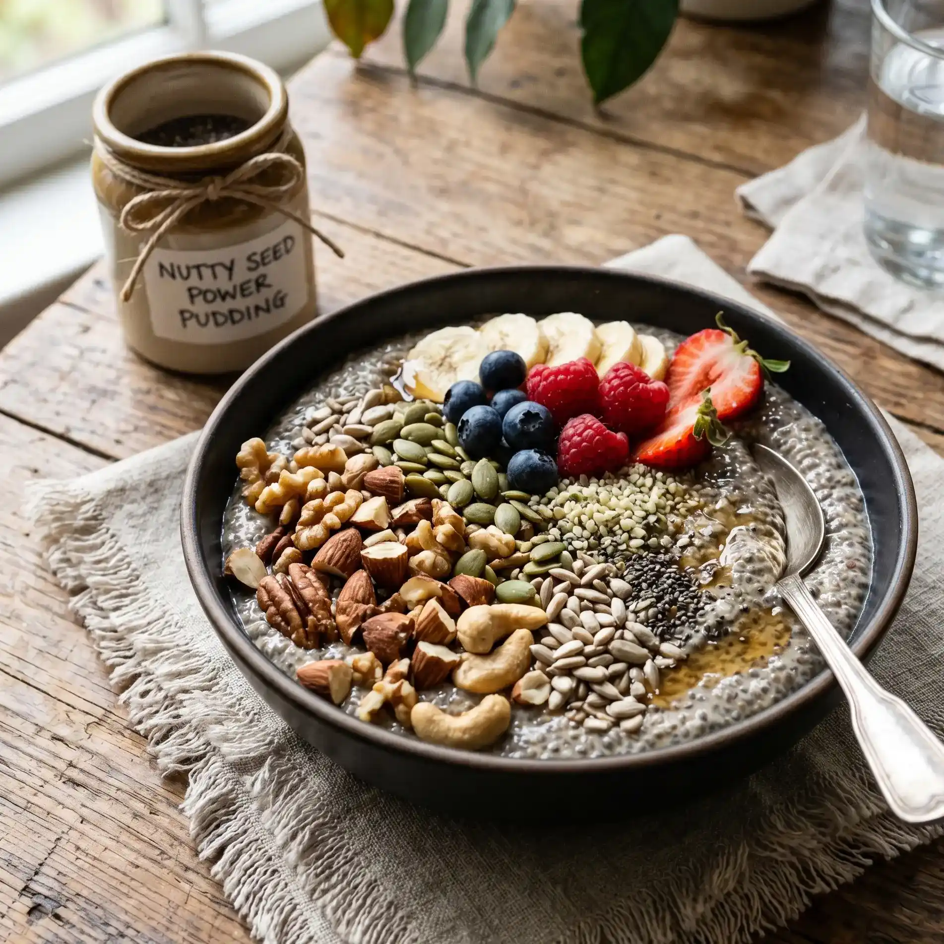 Nutty Seed Power Pudding