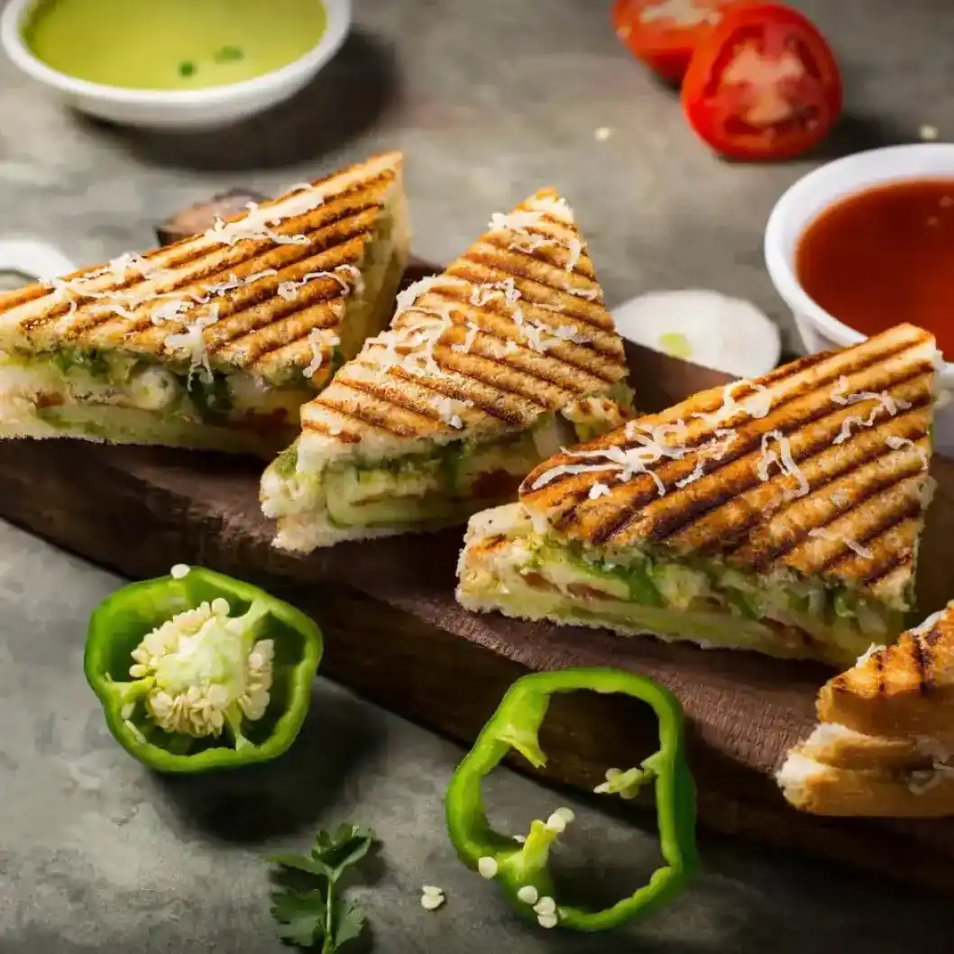 Tandoori Paneer Melt Sandwich